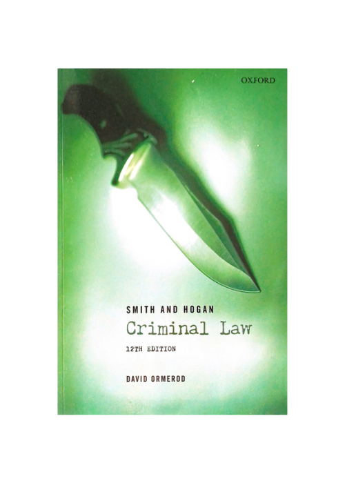 "Criminal Law" by David Ormerod