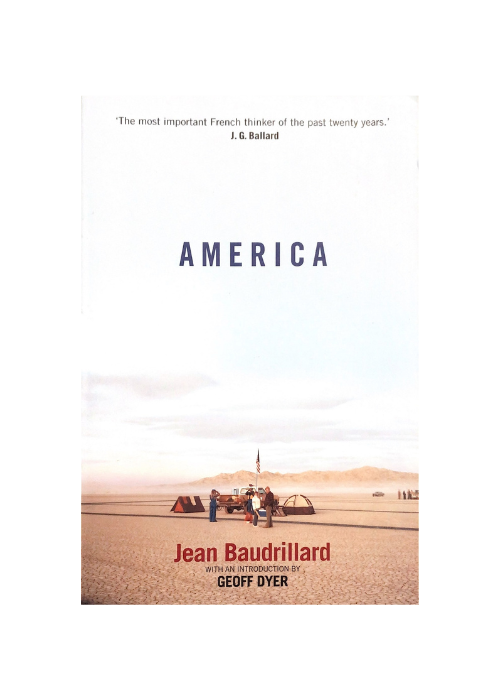 "America" by Jean Baudrillard